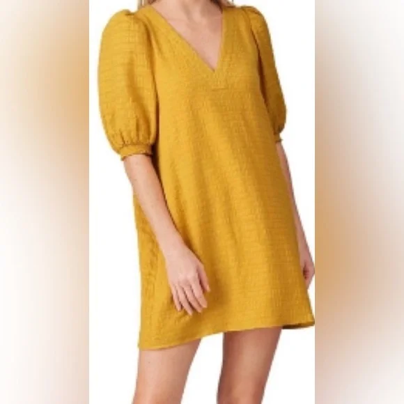 bb dakota by steve madden women's fields of gold dress Steve Madden Women's Ressi Dress, Medium, Cotton main image 1